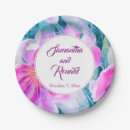 Search for purple and teal plates Flowers