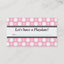 Search for play date business cards Parents