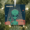 Search for alien ornaments Retro