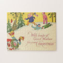 Search for vintage children puzzles Snow