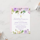Search for purple baptism invitations Girl