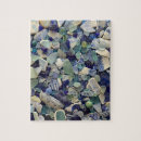 Search for art glass puzzles Blue