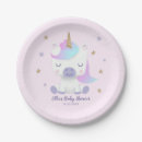 Search for unicorn plates Unicorn baby shower