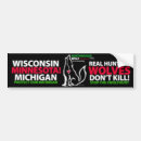 Search for wolf bumper stickers Hunting