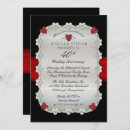 Search for ruby wedding anniversary invitations Red