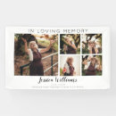 Search for memorial banners Celebration of life
