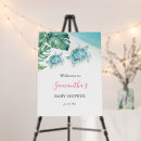 Search for tropical baby shower welcome signs Beach