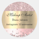 Search for rose gold stickers Business