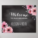 Search for chalkboard welcome wedding signs Rustic
