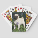 Search for pug playing cards Standing