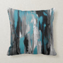 Search for abstract pillows turquoise