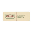 Search for north pole return address labels Santa