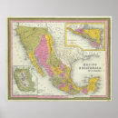 Search for vintage mexico map posters Color