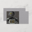 Search for robot business cards cute