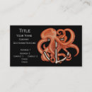 Search for octopus business cards Steampunk