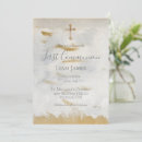 Search for vintage first communion invitations Gold