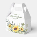 Search for sunflower favor boxes Greenery