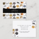 Search for funny cat business cards Cute