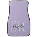 Search for purple car floor mats Monogrammed