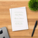 Search for clear invitations Greenery