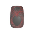 Search for red heart nail art Gothic