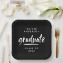 Search for graduation paper plates Simple