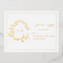 Search for gold rsvp cards Calligraphy