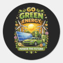 Search for wind energy stickers Green