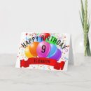 Search for 9th birthday cards Nine