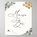 Search for baby shower mimosa bar signs Eucalyptus