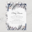 Search for winter woodland baby shower invitations Gender neutral
