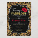 Search for 20th birthday invitations Glitter