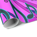 Search for music wrapping paper Blue