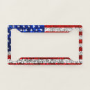 Search for patriotic license plates America