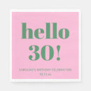 Search for 30th birthday napkins Unique