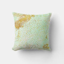 Search for mint green pillows Gold