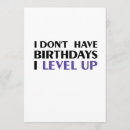 Search for level up birthday cards Funny