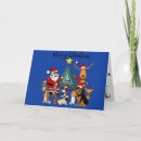 Search for boston terrier christmas cards Santa