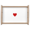 Search for love serving trays Heart