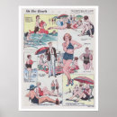 Search for vintage beach posters Summer