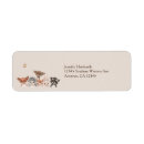 Search for bunny rabbit return address labels Woodland animals