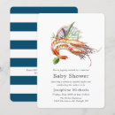 Search for crawfish baby shower invitations Blue