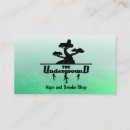 Search for two logo business cards Green