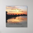 Search for serenity prayer canvas prints Wisdom