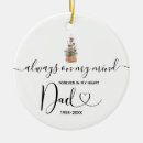 Search for loss of father ornaments In loving memory