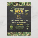 Search for kids army invitations Soldier
