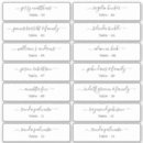 Search for table number stickers Simple