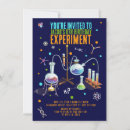 Search for science lab invitations Girl science party