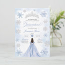 Search for snowflake quinceanera invitations Mis quince