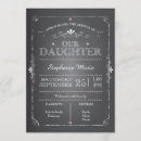 Search for on board birth announcement cards Chalkboard